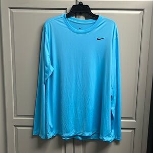 Mens dri fit legend fitness long sleeve shirt